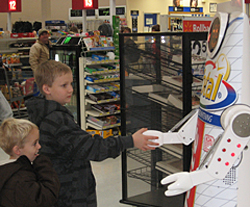 Robot at Walmart